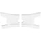 Ekena Millwork Haven Architectural Grade PVC Ceiling Medallion, 30"W x 20"H x 3"ID x 6 1/2"C x 1"P, Two-Piece CMP30X20HN2-03000 - alternate 3